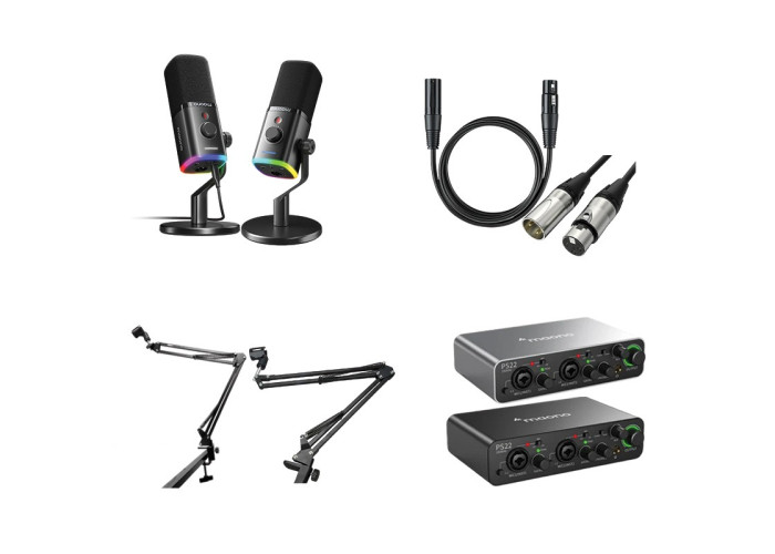 MAONO PD100X Podcasting & Streaming Combo Setup