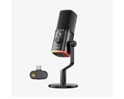 Maono PD100W Wireless & USB Dynamic Microphone