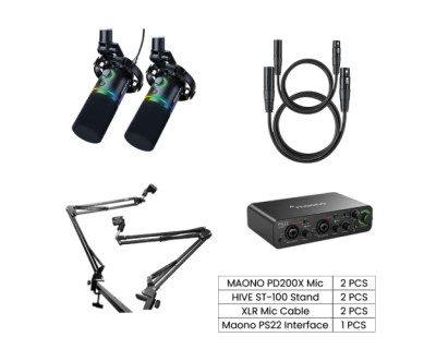 MAONO PD200X Podcasting & Streaming Combo Setup