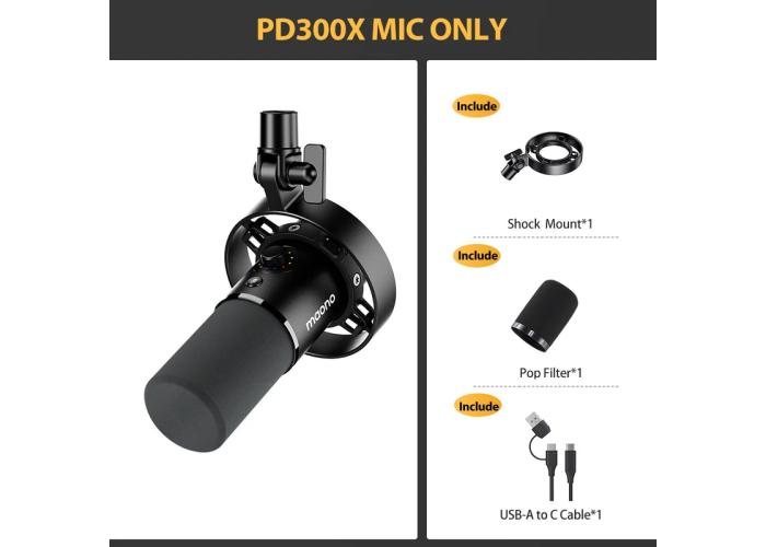 MAONO PD300X USB/XLR Dynamic Microphone