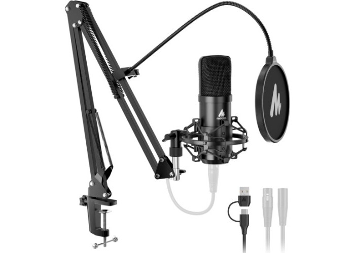 MAONO AU - A04 Gen2 Studio Quality Condenser XLR, USB, and Type-C Microphone (Update Model)