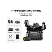 Maono WAVE T1 MINI Wireless Microphone noise cancellation with Ai Voice Changer Combo Edition ( iOS, TYPE C )