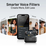 Maono Wave T5 Wireless Lavalier Microphone Combo 