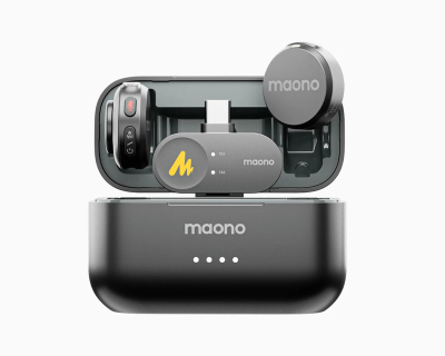Maono Wave T5 Wireless Lavalier Microphone Combo 
