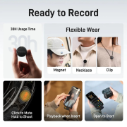 Maono Wave T5 Wireless Lavalier Microphone Combo 