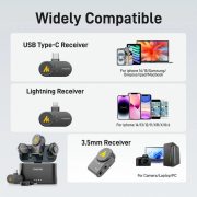 Maono Wave T5 Wireless Lavalier Microphone Combo 