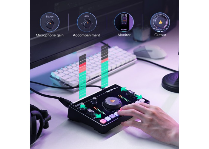 Maonocaster AMC2 NEO One-Stop Streaming Audio Mixer & Sound Card