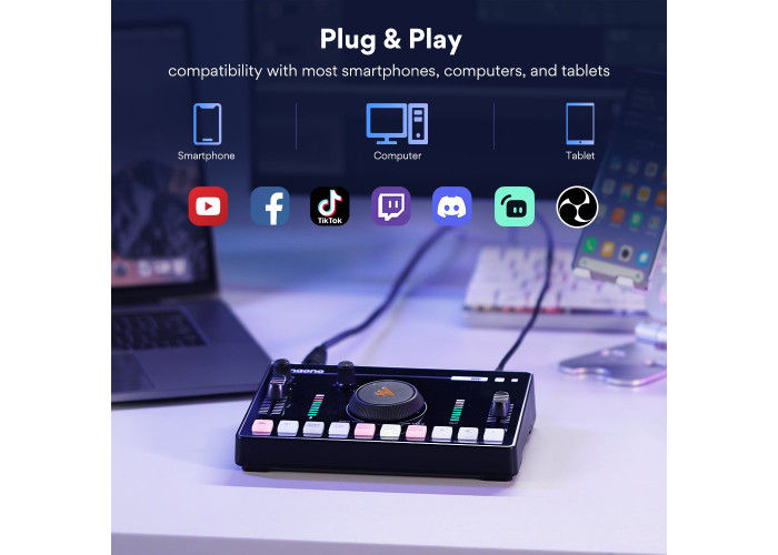 Maonocaster AMC2 NEO One-Stop Streaming Audio Mixer & Sound Card