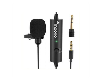 Maono AU-100R Rechargeable Omnidirectional Lapel Microphone