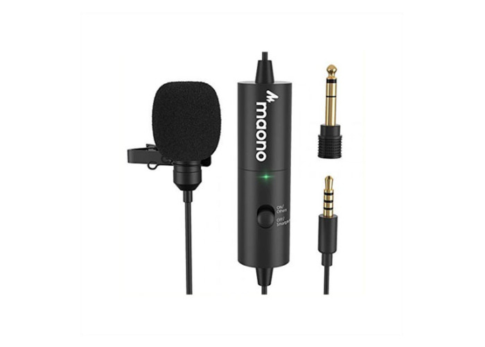 Maono AU-100R Rechargeable Omnidirectional Lapel Microphone