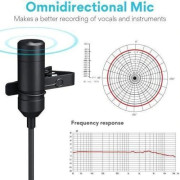 Maono AU-100R Rechargeable Omnidirectional Lapel Microphone