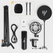 Maono AU-A04 Condenser Microphone Boom Arm Bundle Plug and Play
