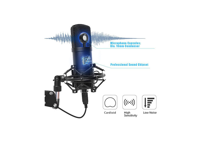 Maono AU-A04 Condenser Microphone Boom Arm Bundle Plug and Play