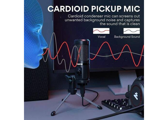 Maono AU-PM461TR USB Gaming Microphone Lite Bundle