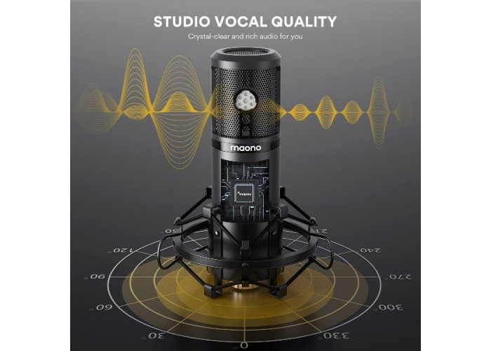 MAONO AU-PM421 Cardioid Condenser USB Microphone