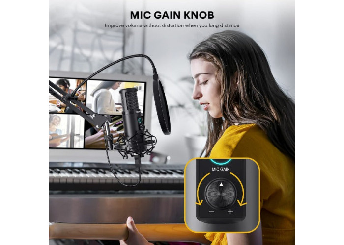 MAONO AU-PM421 Cardioid Condenser USB Microphone