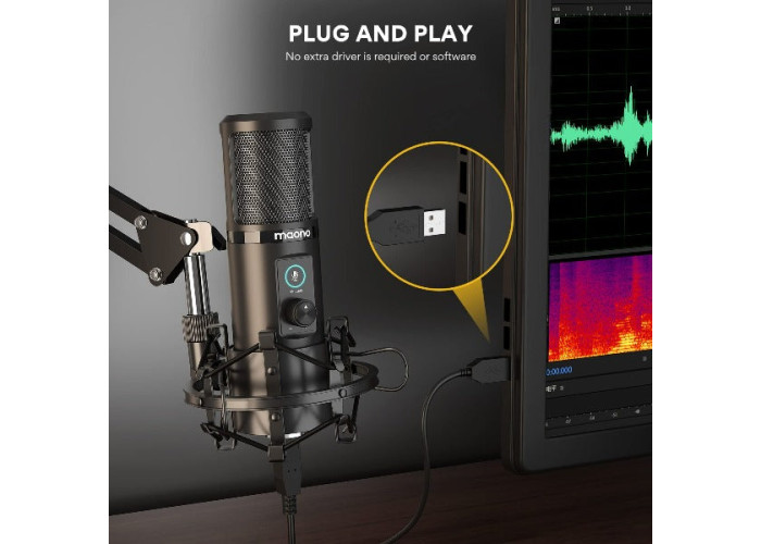 MAONO AU-PM421 Cardioid Condenser USB Microphone