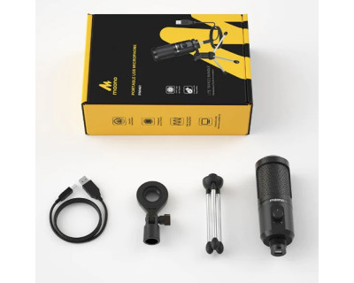 Maono AU-PM461TR RGB 192Khz/24Bit Podcast Condenser Microphone