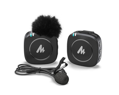 Maono WM820 Real-time Monitoring and Mute Wireless Lavalier Microphone