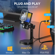 MAONO DGM20 GamerWave Condenser USB Gaming RGB Microphone (DM20)