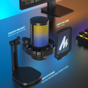 MAONO DGM20 GamerWave Condenser USB Gaming RGB Microphone (DM20)