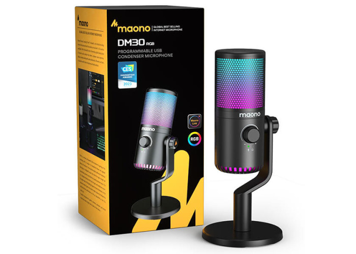 MAONO DM30 RGB USB Gaming Microphone (Certified Special Edition)