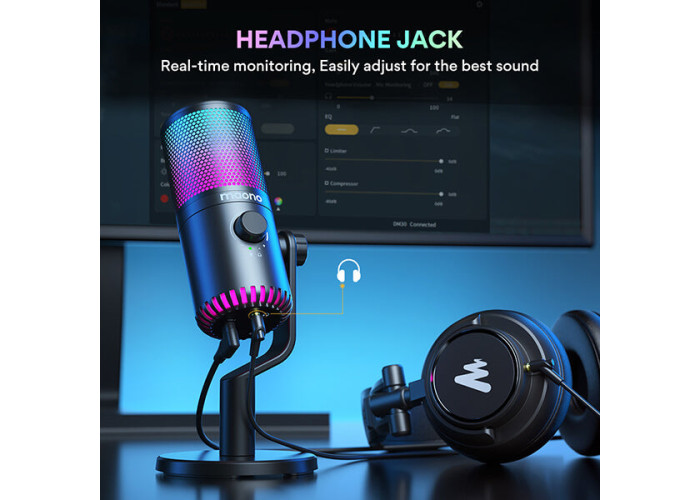 MAONO DM30 RGB USB Gaming Microphone (Certified Special Edition)