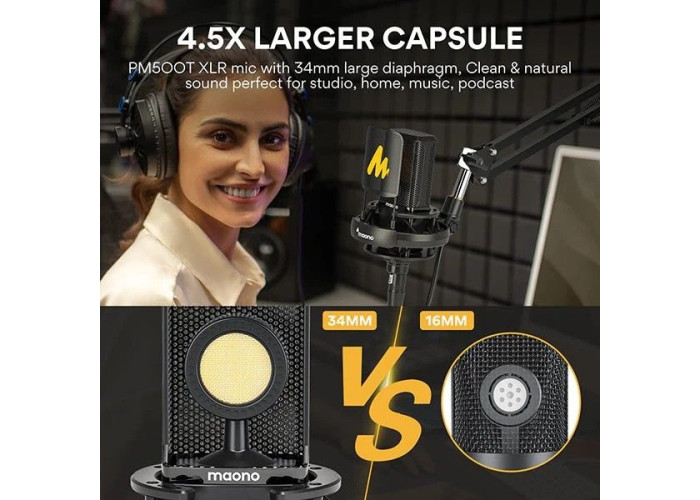 MAONO PM500 Studio-Quality XLR Microphone