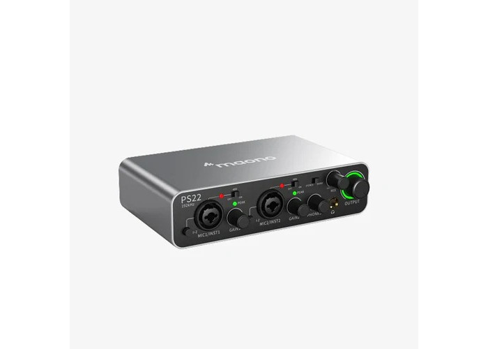 Maono PS22 Audio Interface for Recording, Music Production, Guitar