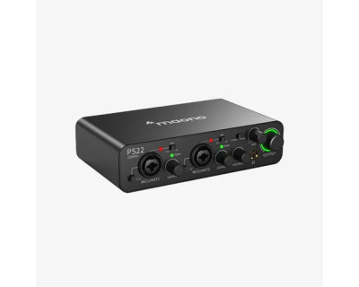 Maono PS22 Audio Interface for Recording, Music Production, Guitar
