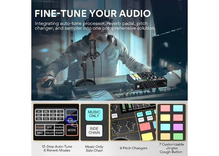 Maonocaster AM100 Audio Interface & Podcast Equipment