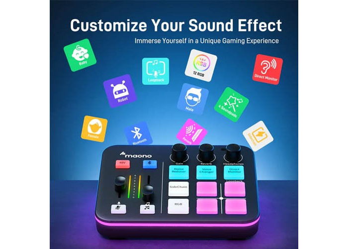 Maonocaster G1 NEO Audio Mixer For Game Streamer