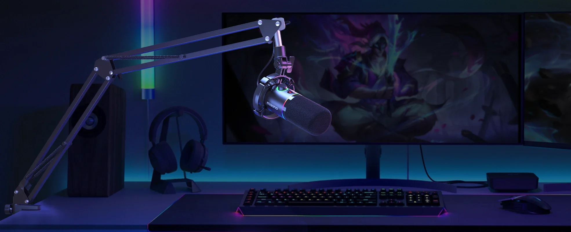 MAONO PD200XS RGB USB/XLR Dynamic Microphone
