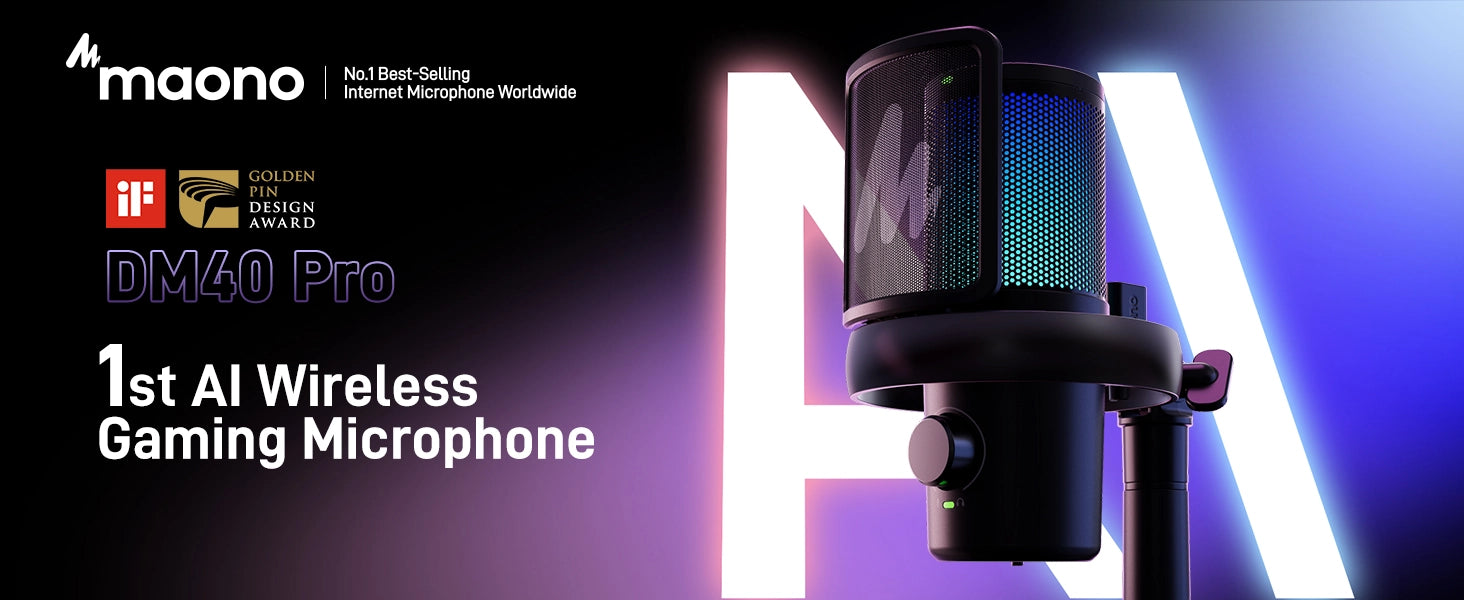 DM40 Pro USB/Wireless Microphone